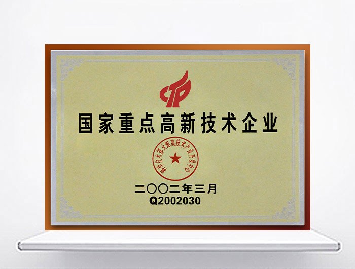 国家重点高新手艺企业